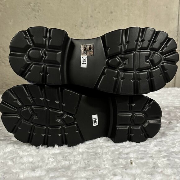 New Suede and Sweater Fold Over Boots - 9 - Picture 5 of 5